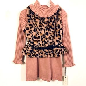 Rachel Zoe Knit Sweater Dress with Vest